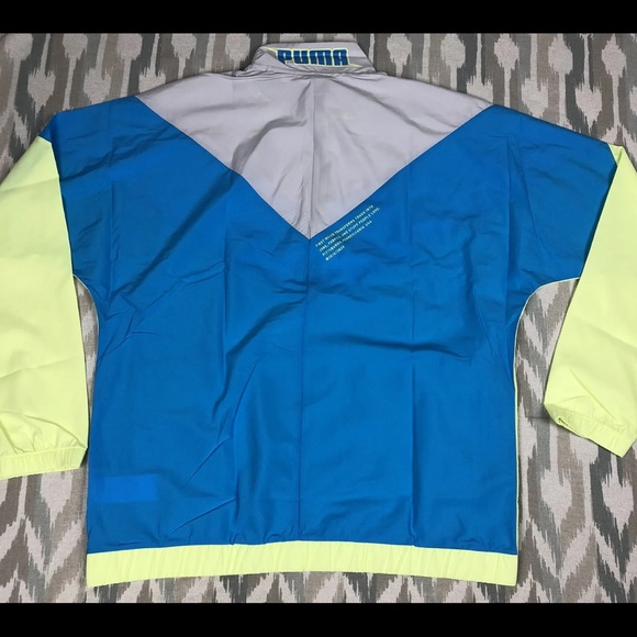 Puma Train First Mile Xtreme Color Block 1/2 Zip Running Jacket - Picture 8 of 12